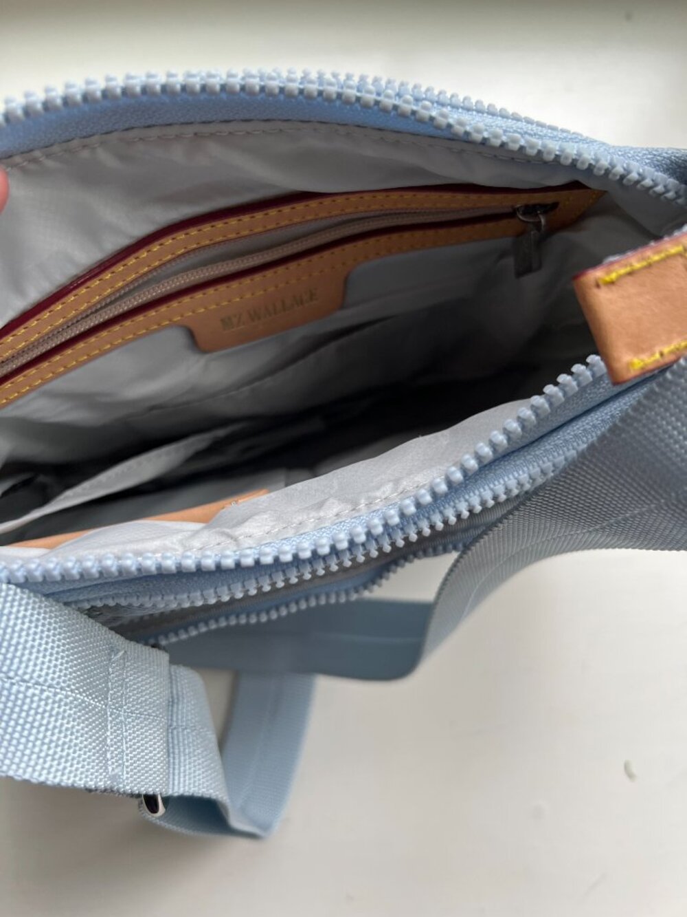 MZ Wallace Metro Scout Deluxe crossbody bag, chambray blue - Picture 3 of 3